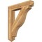 Ekena Millwork Funston Arts & Crafts Rough Sawn Bracket, Western Red Cedar, 6"W x 38"D x 44"H BKT06X38X44FST03RWR - alternate 1